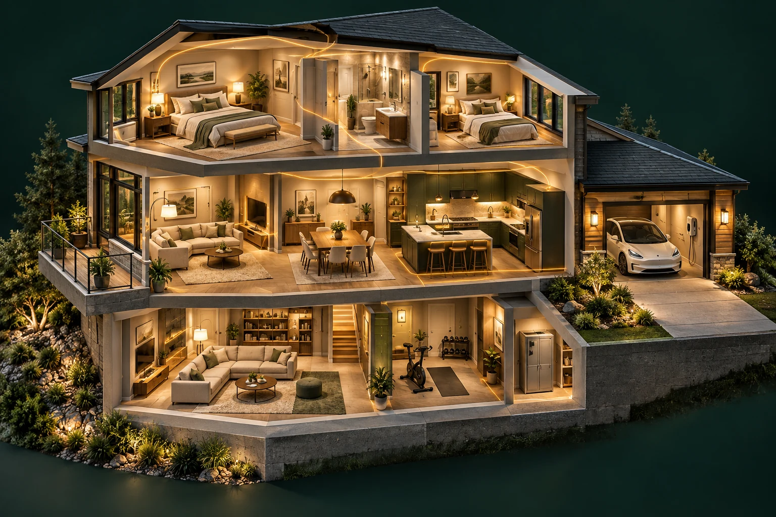 Illustrative residential electrical project environment