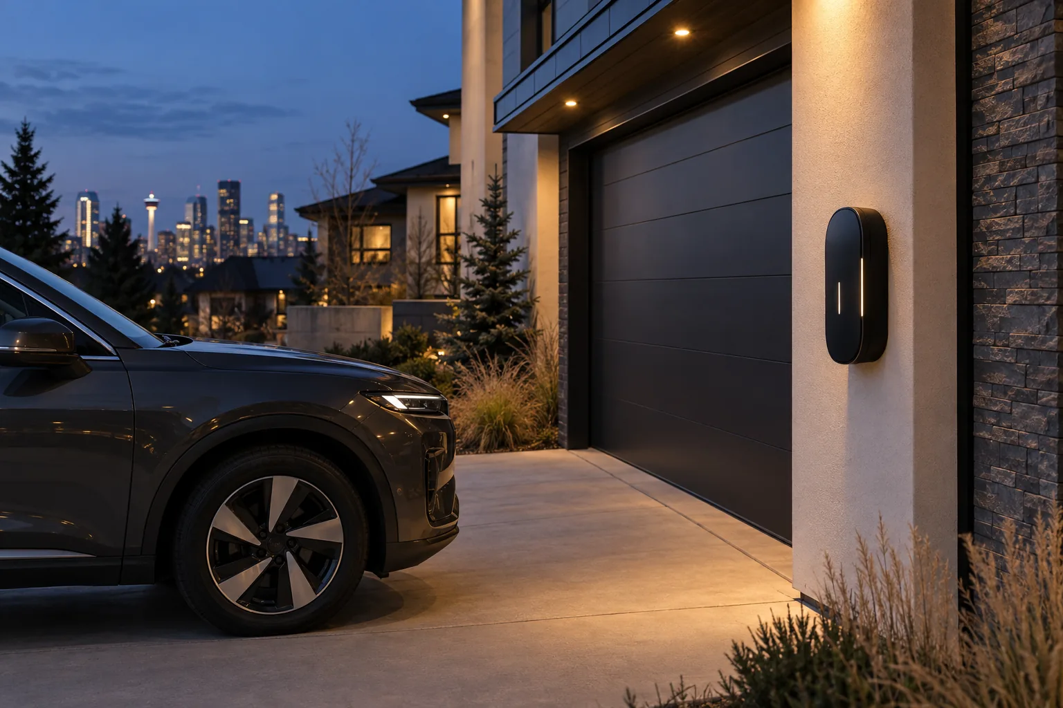 Illustrative home EV charging location
